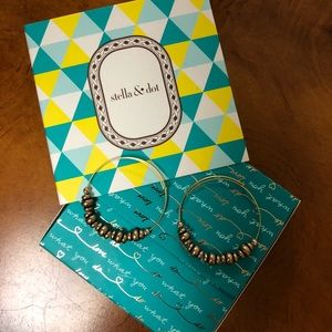 Stella and Dot bronze loops